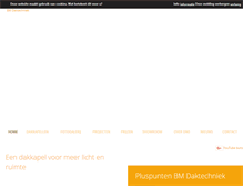 Tablet Screenshot of bm-dakkapel.nl
